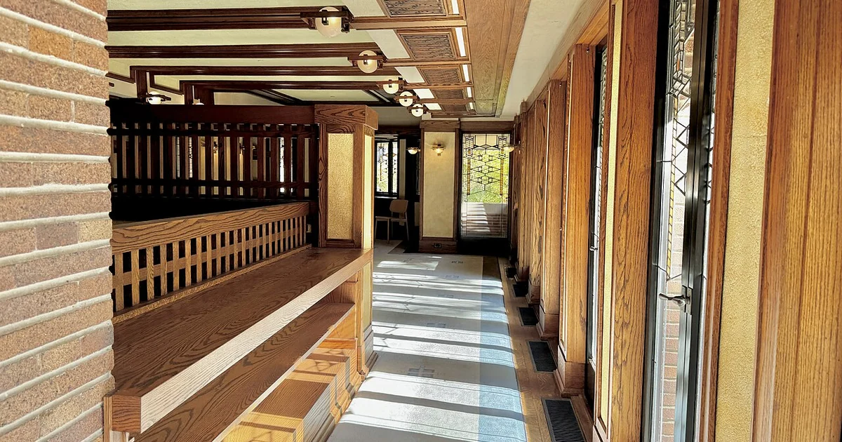 Designed in 1908-1909 and built in 1909-1910, this Prairie-style house was designed by Frank Lloyd Wright for Frederick C. Robie, assistant manager of the Excelsior Supply Company, and his wife, Lora Hieronymus Robie, a 1900 graduate of the