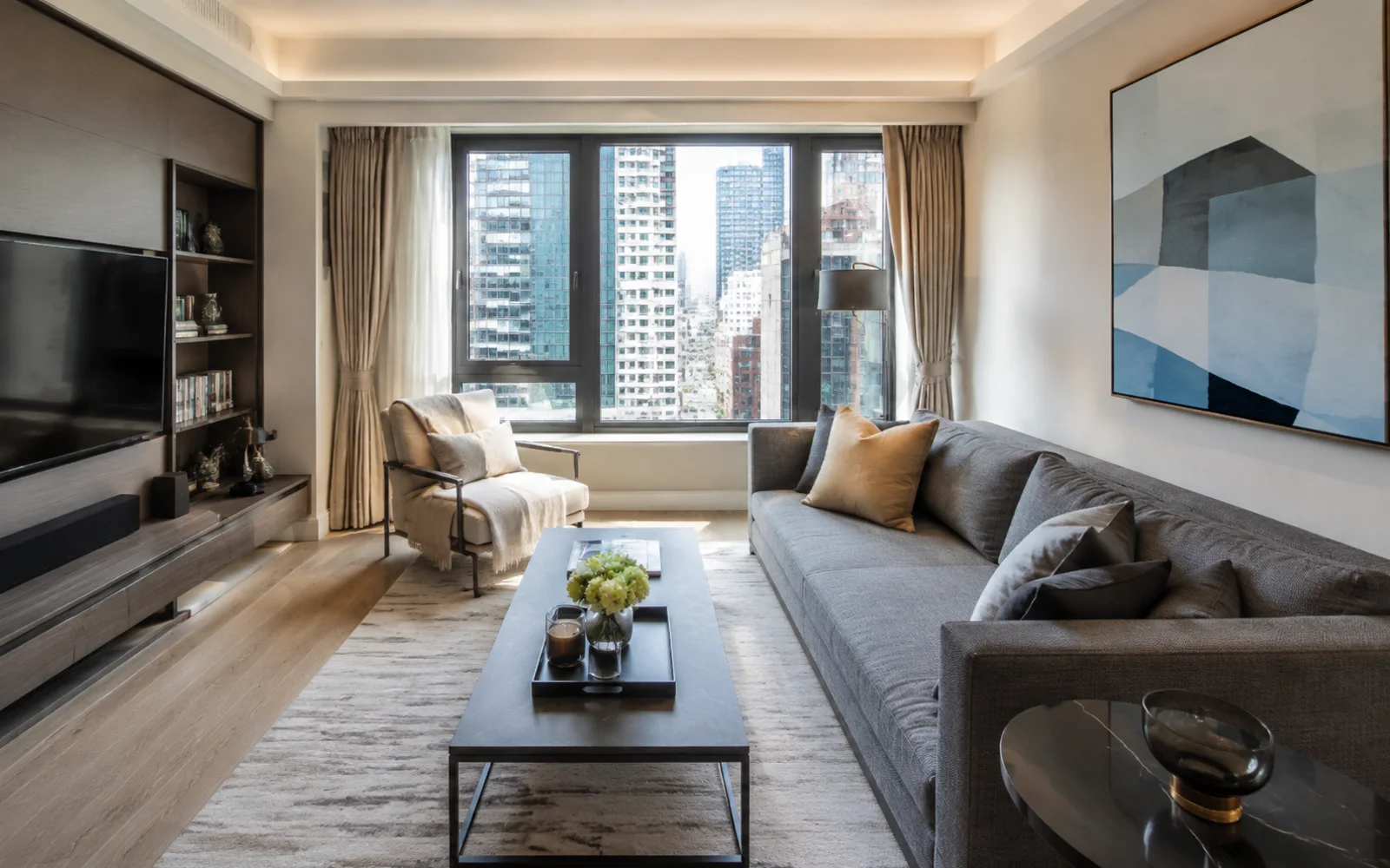 Hong Kong furnished long-stay home living room